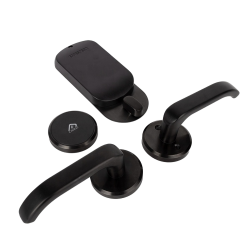 Электронный замок для гостиниц Classic Split BLACK левый